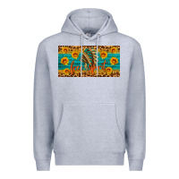 Heather Grey free spirit license plate Premium Hoodie - HRA Design Shop