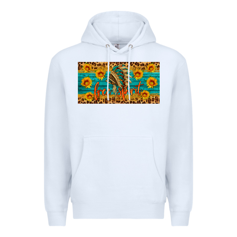 Free Spirit License Plate Premium Hoodie by HRA Design Shop | Teevron