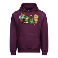 Mauve Wine lawyer coffee cups Urban Hoodie - AdoDesignShop