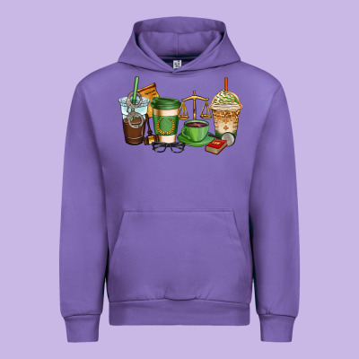 Lawyer Coffee Cups Urban Hoodie Designed By Adodesignshop