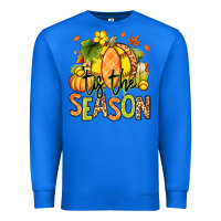 True Royal Tis' the season Fall Softball Premium Sweatshirt - RanaPortraitStore