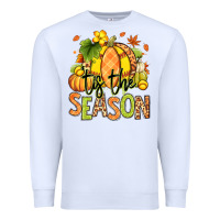 White Tis' the season Fall Softball Premium Sweatshirt - RanaPortraitStore