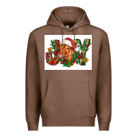 Chestnut christmas heifer joy Premium Hoodie - FaDigitalArtStudio