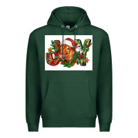 Sports Green christmas heifer joy Premium Hoodie - FaDigitalArtStudio