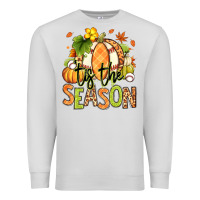 Dove Grey Tis' the season Fall American Football Premium Sweatshirt - RanaPortraitStore