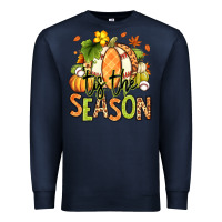 Navy Tis' the season Fall American Football Premium Sweatshirt - RanaPortraitStore