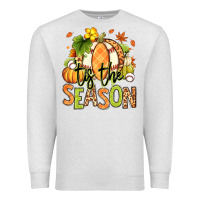 Oatmeal Heather Tis' the season Fall American Football Premium Sweatshirt - RanaPortraitStore