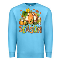Ocean Blue Tis' the season Fall American Football Premium Sweatshirt - RanaPortraitStore
