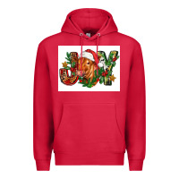 Cardinal christmas heifer joy Premium Hoodie - FaDigitalArtStudio