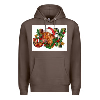 Coffee christmas heifer joy Premium Hoodie - FaDigitalArtStudio