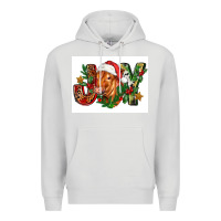 Dove Grey christmas heifer joy Premium Hoodie - FaDigitalArtStudio