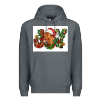 Rock christmas heifer joy Premium Hoodie - FaDigitalArtStudio