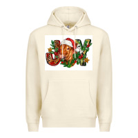 Sandshell christmas heifer joy Premium Hoodie - FaDigitalArtStudio