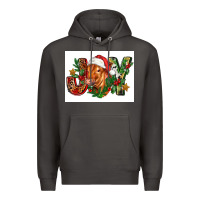 Smoke christmas heifer joy Premium Hoodie - FaDigitalArtStudio