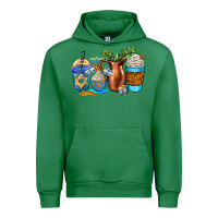 Emerald hannukah coffee cups Urban Hoodie - AdoDesignShop