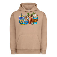 Pigment Burro hannukah coffee cups Urban Hoodie - AdoDesignShop