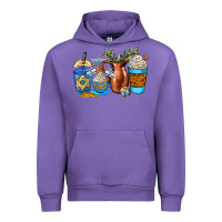 Tulip hannukah coffee cups Urban Hoodie - AdoDesignShop