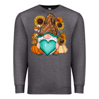 Charcoal Heather Western Fall gnome Premium Sweatshirt - RanaPortraitStore