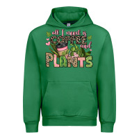 Emerald all i need is coffee and plants Urban Hoodie - JahusDesignShop