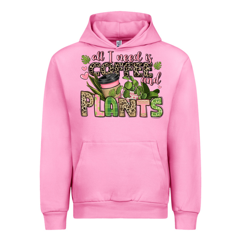 All I Need Is Coffee And Plants Urban Hoodie by JahusDesignShop | Teevron