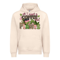 Sandshell all i need is coffee and plants Urban Hoodie - JahusDesignShop