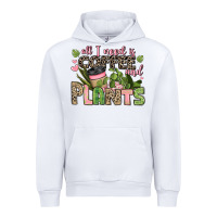White all i need is coffee and plants Urban Hoodie - JahusDesignShop