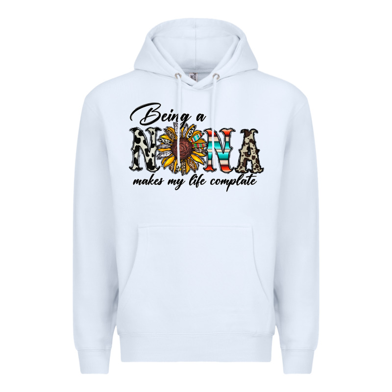 Being Nana Makes My Life Complate Premium Hoodie by CowhideDigitalArt | Teevron