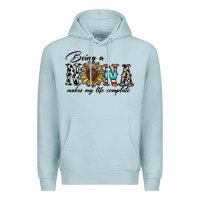 Blue Mist being nana makes my life complate Premium Hoodie - CowhideDigitalArt