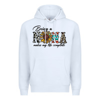 White being nana makes my life complate Premium Hoodie - CowhideDigitalArt