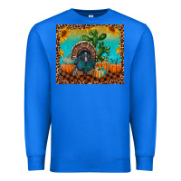 True Royal Western Fall Thanksgiving Turkey Premium Sweatshirt - RanaPortraitStore