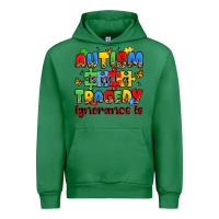 Emerald autism is not a tragedy ignorance is Urban Hoodie - JahusDesignShop