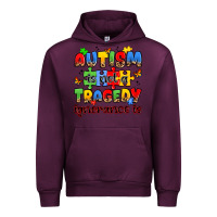 Mauve Wine autism is not a tragedy ignorance is Urban Hoodie - JahusDesignShop