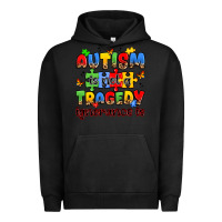 Pigment Black autism is not a tragedy ignorance is Urban Hoodie - JahusDesignShop