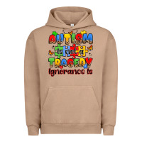 Pigment Burro autism is not a tragedy ignorance is Urban Hoodie - JahusDesignShop