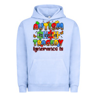 Pigment Grape Ice autism is not a tragedy ignorance is Urban Hoodie - JahusDesignShop