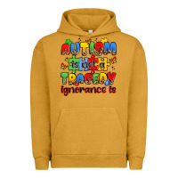 Pigment Peanut Butter autism is not a tragedy ignorance is Urban Hoodie - JahusDesignShop