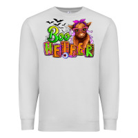Dove Grey Boo Heifer baby Cow Premium Sweatshirt - RanaPortraitStore