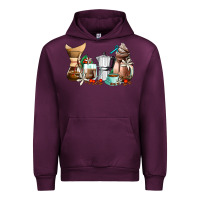 Mauve Wine coffee tools coffee cups Urban Hoodie - AdoDesignShop