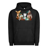 Pigment Black coffee tools coffee cups Urban Hoodie - AdoDesignShop