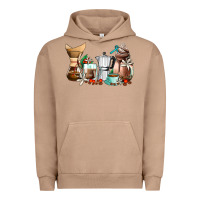 Pigment Burro coffee tools coffee cups Urban Hoodie - AdoDesignShop