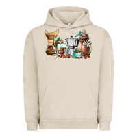 Pigment French Oak coffee tools coffee cups Urban Hoodie - AdoDesignShop
