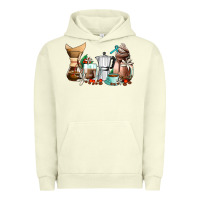 Pigment Pistachio coffee tools coffee cups Urban Hoodie - AdoDesignShop