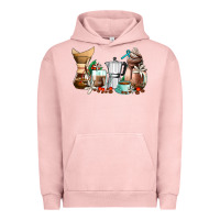 Pigment Salmon coffee tools coffee cups Urban Hoodie - AdoDesignShop