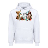 White coffee tools coffee cups Urban Hoodie - AdoDesignShop