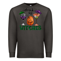 Smoke Drink Up Witches Halloween Premium Sweatshirt - RanaPortraitStore