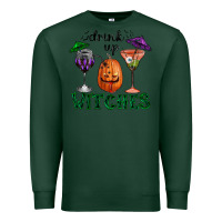 Sports Green Drink Up Witches Halloween Premium Sweatshirt - RanaPortraitStore