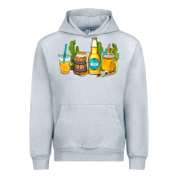 Heather Grey beer coffee cups Urban Hoodie - AdoDesignShop