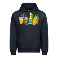 Navy beer coffee cups Urban Hoodie - AdoDesignShop