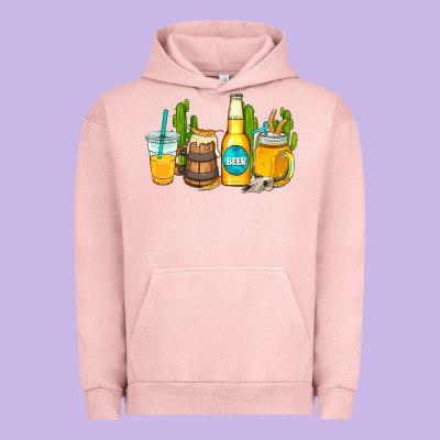 Beer Coffee Cups Urban Hoodie Designed By Adodesignshop