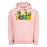 Pigment Salmon beer coffee cups Urban Hoodie - AdoDesignShop